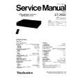 TECHNICS STXX930 Manual de Servicio