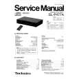 TECHNICS SLP477A Manual de Servicio