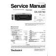 TECHNICS SAAX730 Manual de Servicio