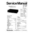 TECHNICS STG7 Manual de Servicio