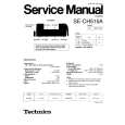 TECHNICS SECH515A Manual de Servicio