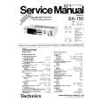 TECHNICS SA150 Manual de Servicio