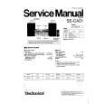 TECHNICS SECA01 Manual de Servicio
