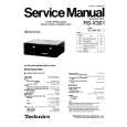 TECHNICS RS-X301 Manual de Servicio