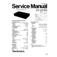 TECHNICS STGT650 Manual de Servicio
