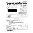 TECHNICS RSBX701 Manual de Servicio