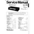 TECHNICS SA290 Manual de Servicio