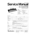 TECHNICS SXK700 Manual de Servicio