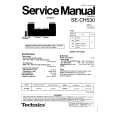TECHNICS SECH530 Manual de Servicio