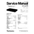 TECHNICS STG470 Manual de Servicio
