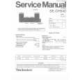 TECHNICS SECH540 Manual de Servicio