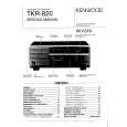 TECHNICS TKR820 Manual de Servicio