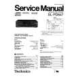 TECHNICS SLPD647 Manual de Servicio
