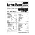 TECHNICS SA5400X Manual de Servicio