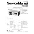 TECHNICS RSM33G Manual de Servicio