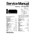 TECHNICS SA-GX550 Manual de Servicio