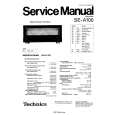 TECHNICS SAE100 Manual de Servicio