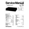 TECHNICS SA160 Manual de Servicio