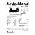 TECHNICS RSCH550 Manual de Servicio