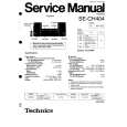 TECHNICS SECH404 Manual de Servicio