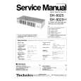 TECHNICS SH8025/K Manual de Servicio
