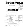 TECHNICS RSM245X Manual de Servicio