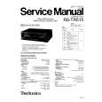 TECHNICS RSTR515 Manual de Servicio