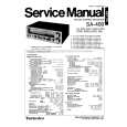 TECHNICS SA400 Manual de Servicio