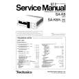 TECHNICS SAK6/R/W Manual de Servicio