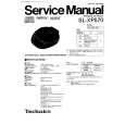 TECHNICS SLXP570 Manual de Servicio
