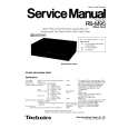 TECHNICS RSM95 Manual de Servicio